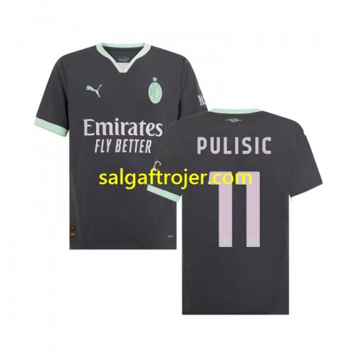 AC Milan Pulisic 11 Fodboldtrøjer 3. sæt 2024/25 Kort ærmer AC Milan Pulisic 11 Fodboldtrøjer 3. sæt 2024/25 Kort ærmer